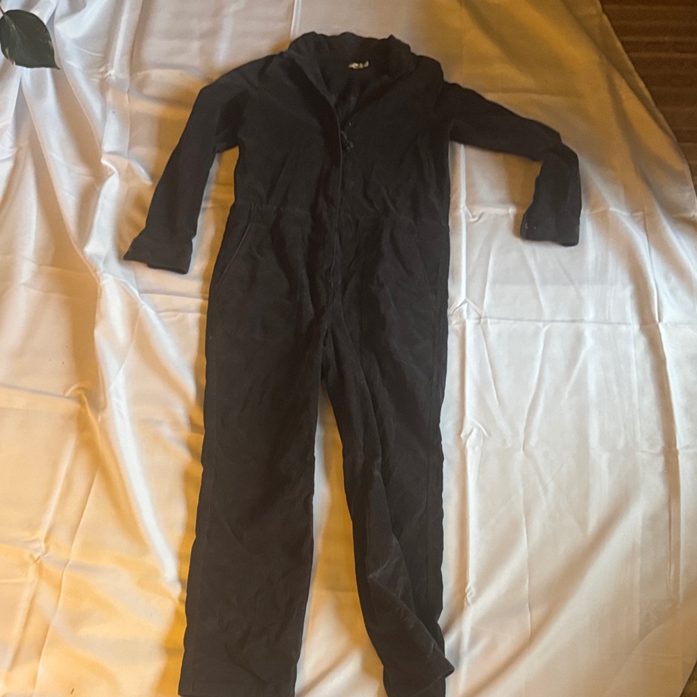 Faherty- corduroy women’s Black Jumpsuit size M